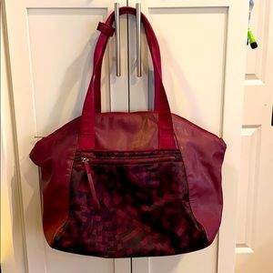 Maroon Lululemon Gym Bag